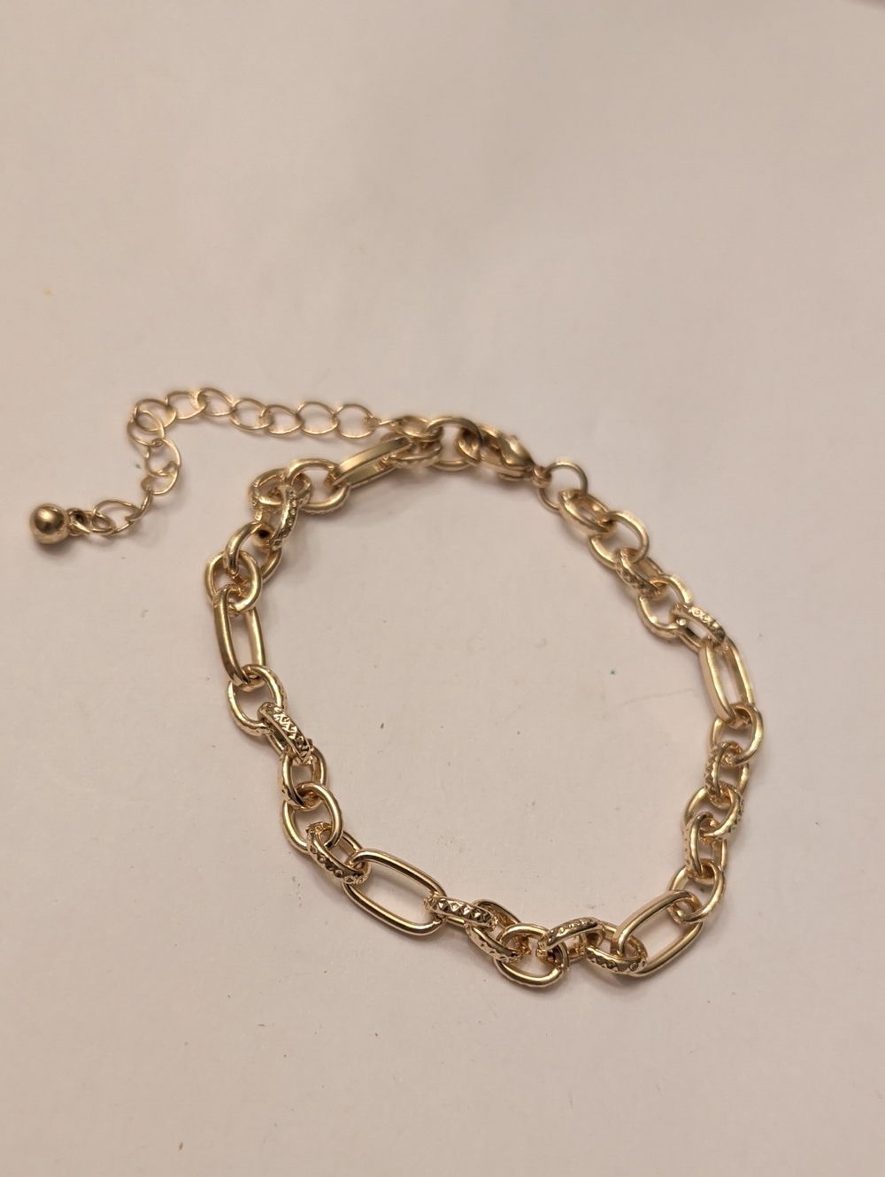 Gold Tone Chain Link Bracelet - Women Jewelry